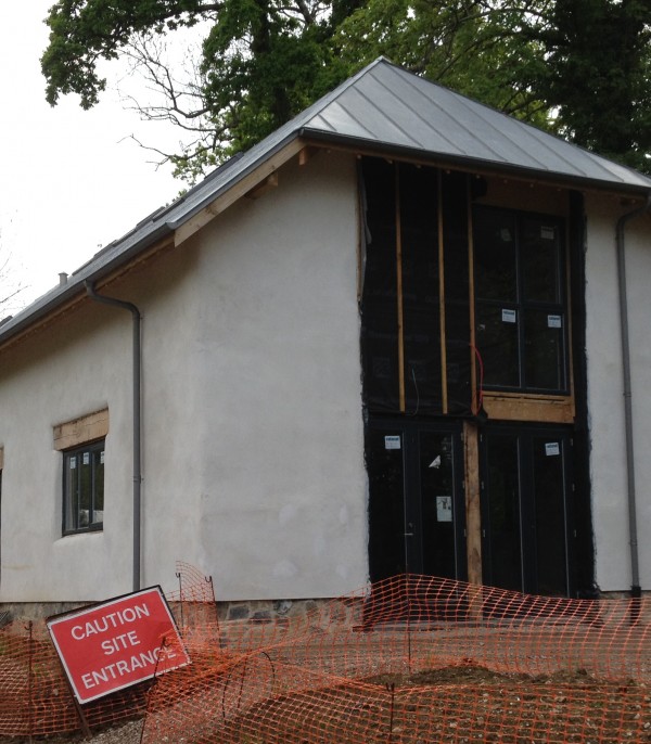 Steiner School community barn close to completion