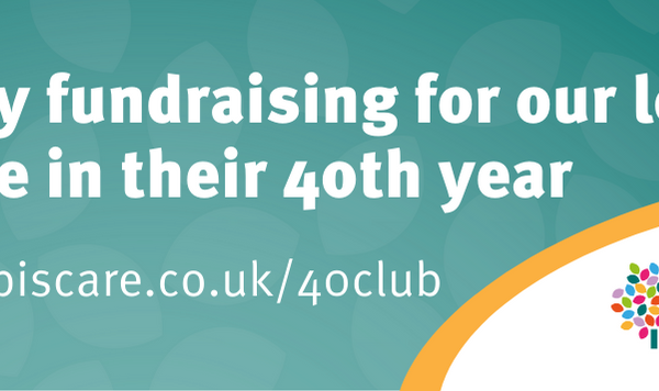 Happy New Year! We’ve celebrated by joining the Hospiscare 40 Club